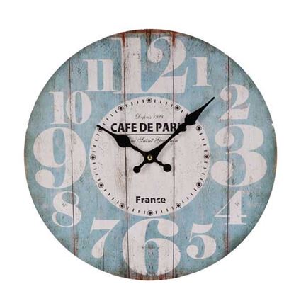 שעון קיר דקורטיבי Cafe de Paris