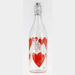 בקבוק מים 1 ליטר עם דוגמה לבבות
