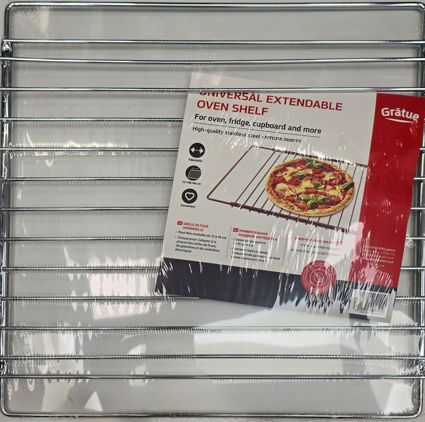 תמונה של רשת נירוסטה,אוניברסלית לתנור מתכווננת-גרטו